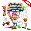 Cartoon Animal Coloring Book for Kids