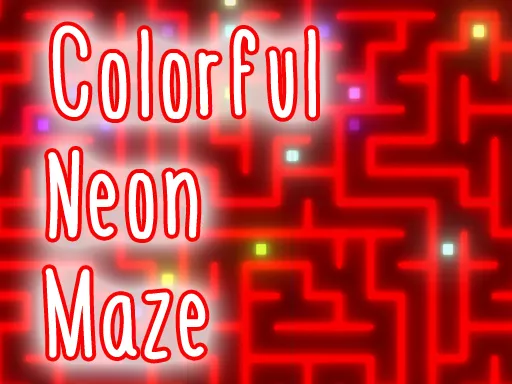 Colorful Neon Maze