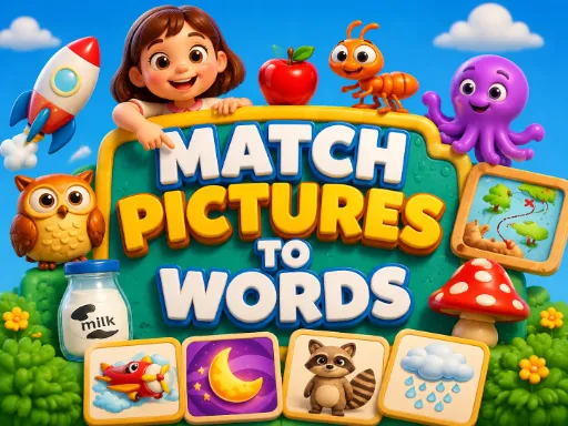 Match Picture To Words 3D