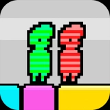 Red and Green Rainbow