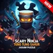 Scary Ninja Tung Tung Sahur Jigsaw Puzzle