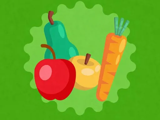 Vegetable Spelling Puzzle